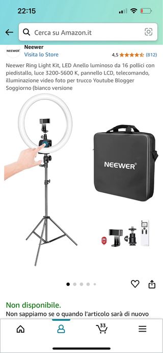 Ring light neewer