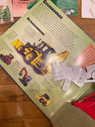 Libro infantil sobre vehiculos