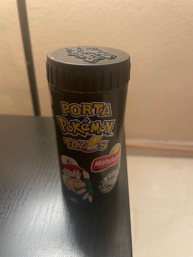 Porta tazos negro