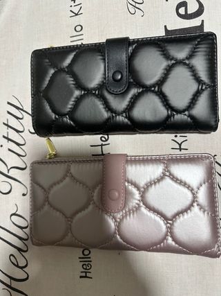 Cartera tela acolchada