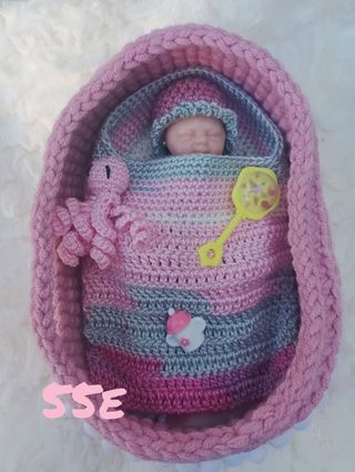 Mini bebe reborn silicona