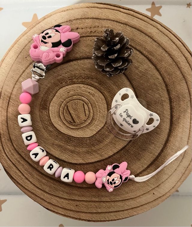 Chupetero minnie bebe