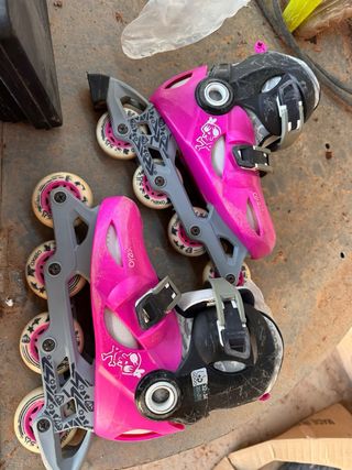 Conjunto patinaje rosa