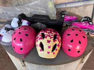 Conjunto patinaje rosa