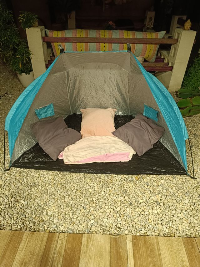 Tienda de campaña para playa