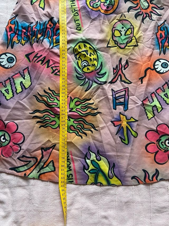 Glam rave punk tatoo skater long dress