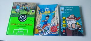 Pack 3 Libros Niños. Futbol y humor.