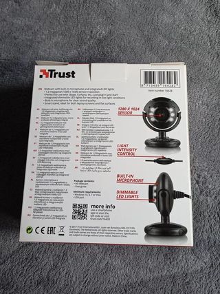 Trust Webcam With Led Lights SpotLight Pro Microf