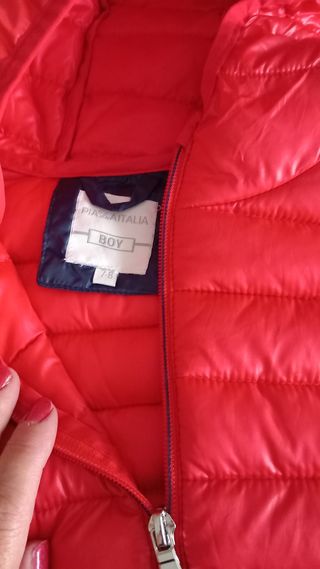 Smanicato bimbo/a rosso Piazza Italia