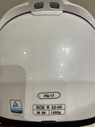 Casco moto blanco HJC FG-17