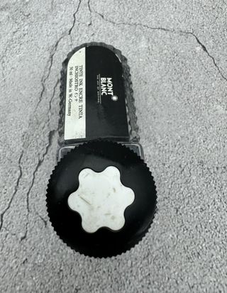 Tintero de cristal tinta Mont Blanc made in West