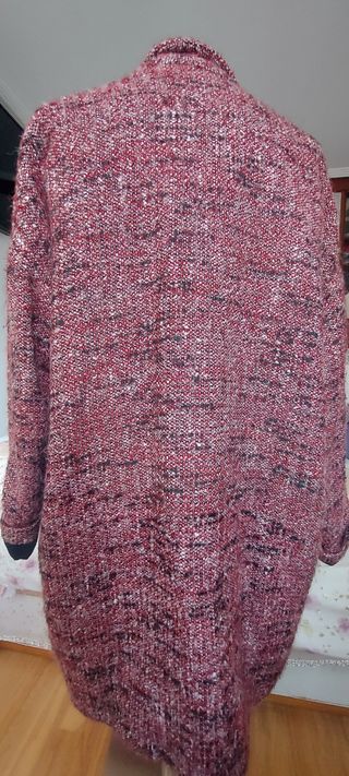 Chaquetón oversize Maje rojo
