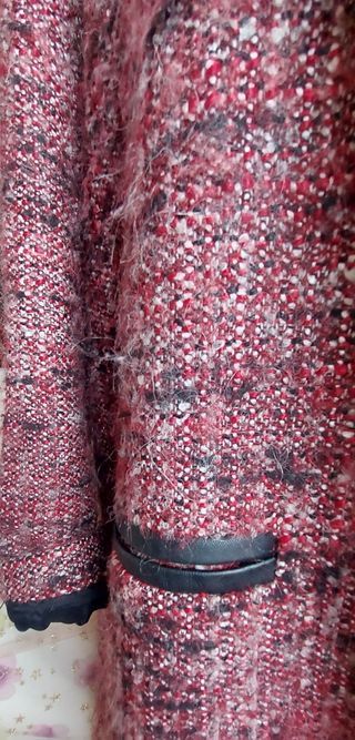 Chaquetón oversize Maje rojo