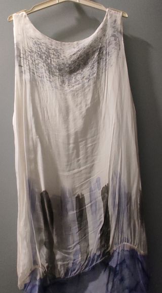 Vestido de señora con falda de 