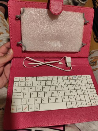 Funda tablet con teclado
