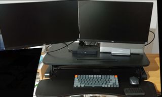 BONTEC Convertidor de Escritorio Sentado/Pie