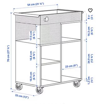 Carrito organizador Ikea
