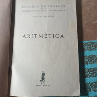 Libros Aritmética 9 unidades. Lote MC