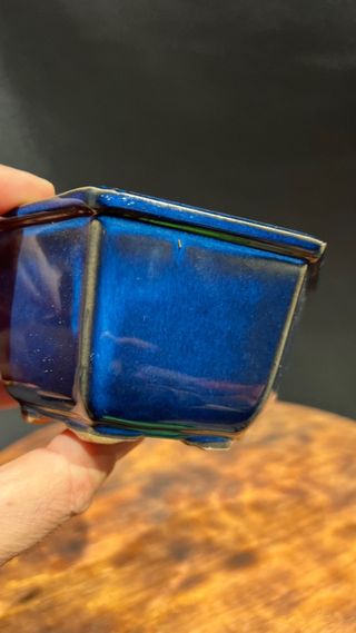 MACETAS BONSAI YOKKAICHI EXAGONALES JAPONESAS AZUL