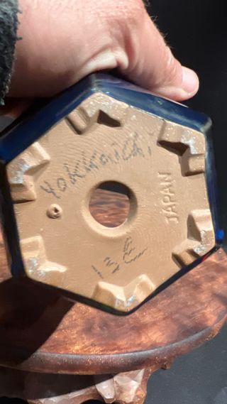 MACETAS BONSAI YOKKAICHI EXAGONALES JAPONESAS AZUL