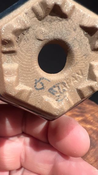 MACETAS BONSAI YOKKAICHI EXAGONALES JAPONESAS AZUL