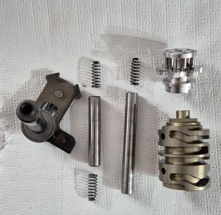 Desmo Ktm selettori e aste cambio, desmodromico