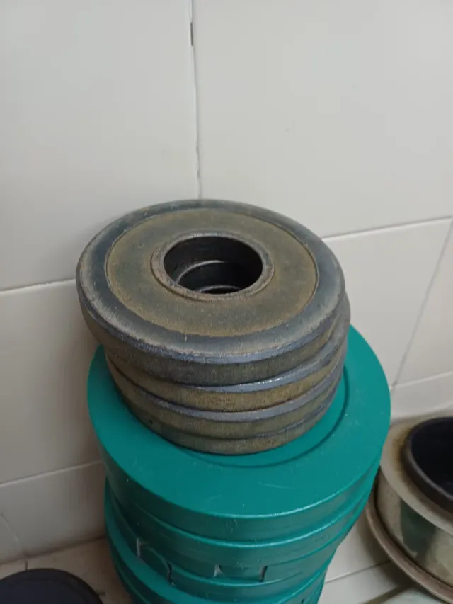 Discos olimpicos hierro