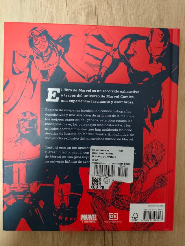 El libro de Marvel