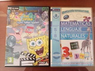 Videojuegos Educacion interactiva y Bob Esponja