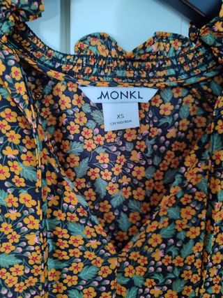 Vestido flores boho Monqui 