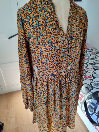 Vestido flores boho Monqui 