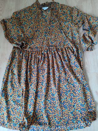 Vestido flores boho Monqui 