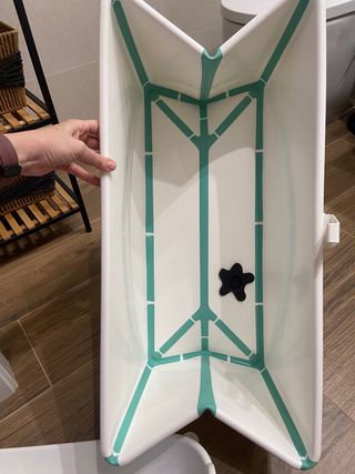 Bañera bebe stokke con adaptador