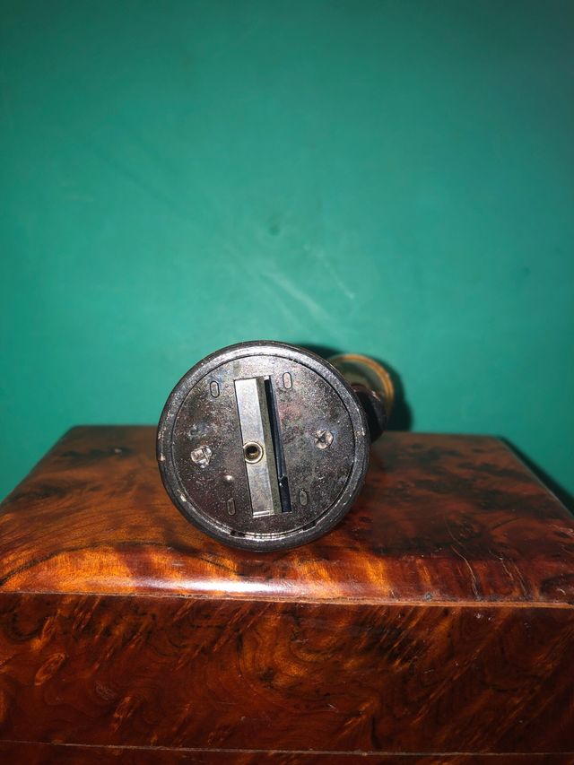 Temperamatite in metallo, collezione, vintage