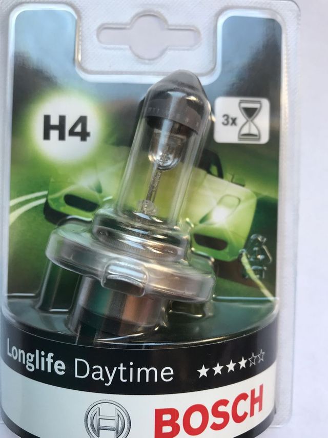 Bombilla h4 halógena Bosch bombilla motos coches