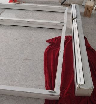 Ventana balconera pvc oscilobatiente