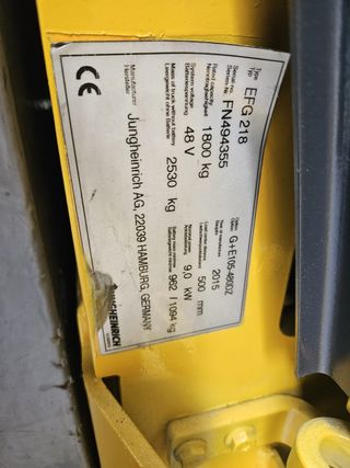 SE VENDE / ALQUILA CARRETILLA ELEVADORA ELECTRICA