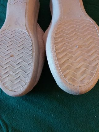 Zapatillas de casa con cuña mujer N° 40