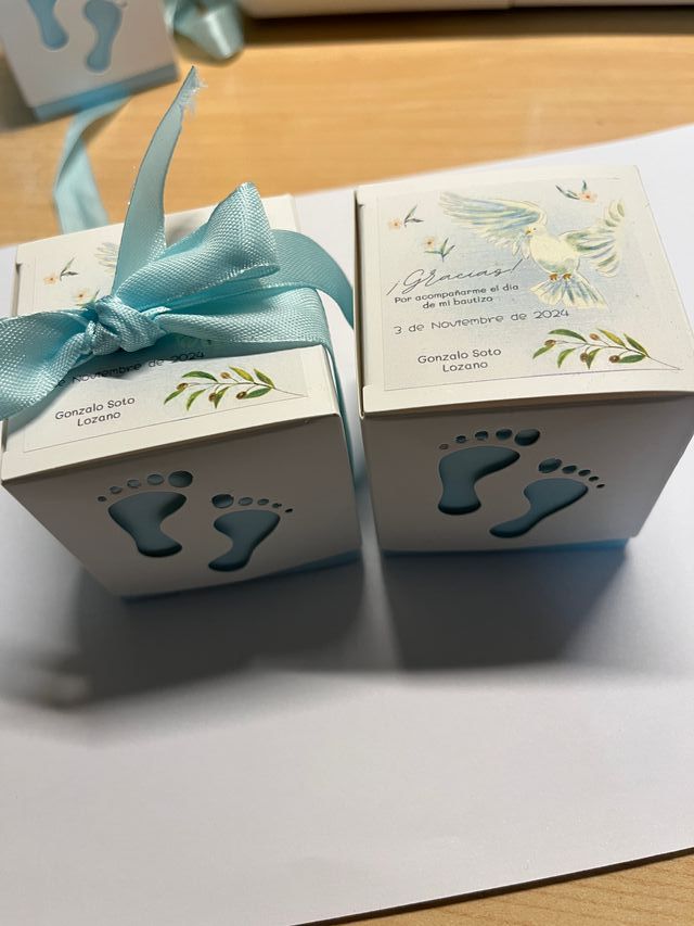 Cajas Regalo Detalle Bautizo Comunión