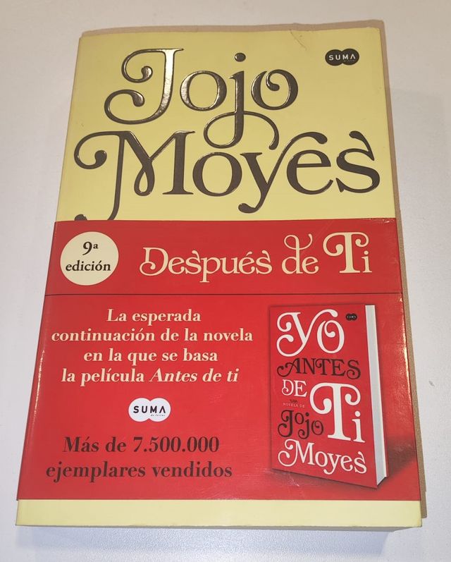 Libro "Después de Ti" de Jojo Moyes
