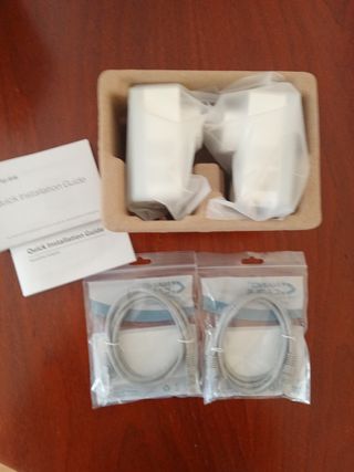Plc tp link av600 + cables 1 metro RJ45
