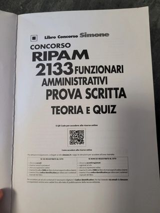 Libro RIPAM 2133 funzionari amministrativi