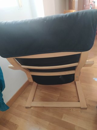 Sofa poang negro Ikea