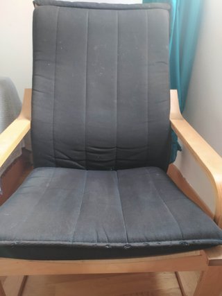 Sofa poang negro Ikea