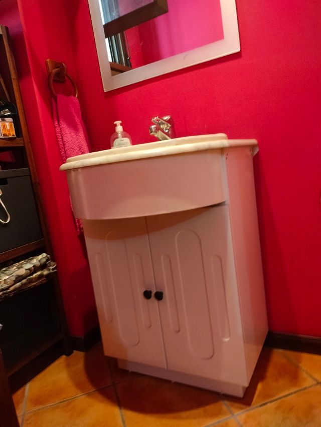Mueble baño con lavabo
