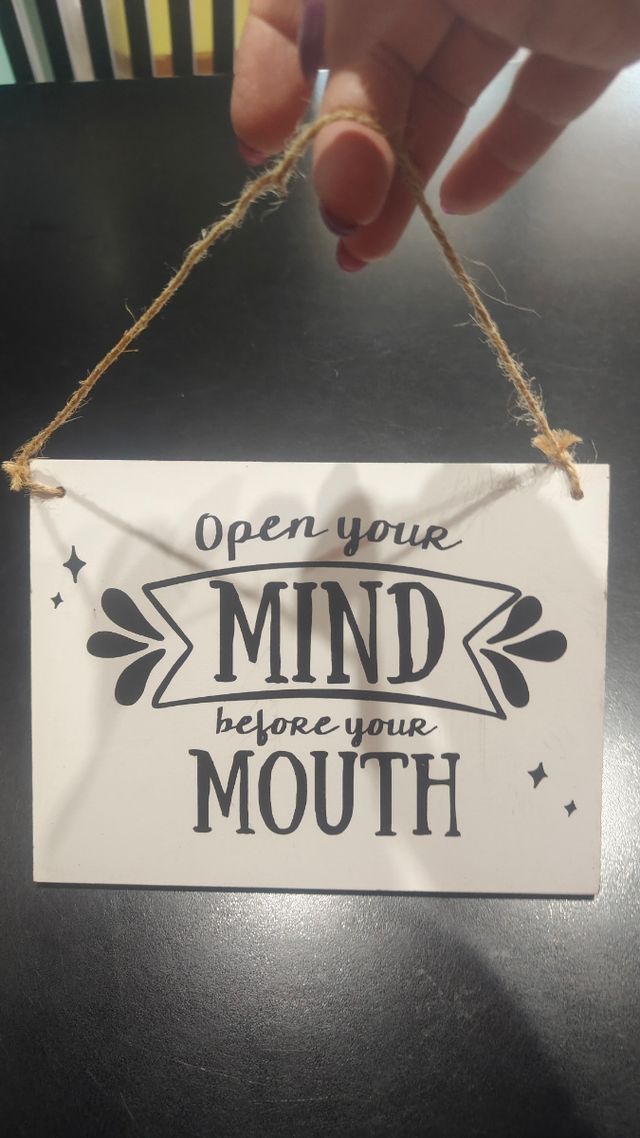 Targa in legno da appendere