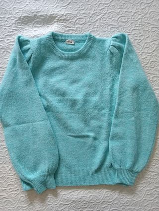Jersey Pimkie talla S turquesa, nuevo.