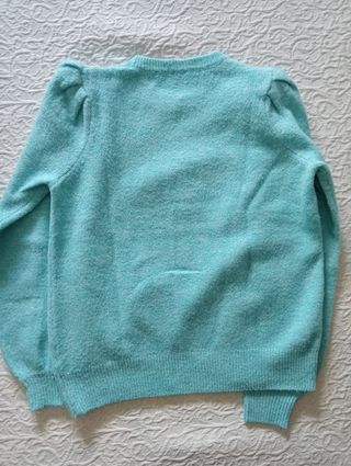 Jersey Pimkie talla S turquesa, nuevo.