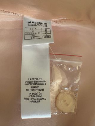 Abrigo mujer rosa palo