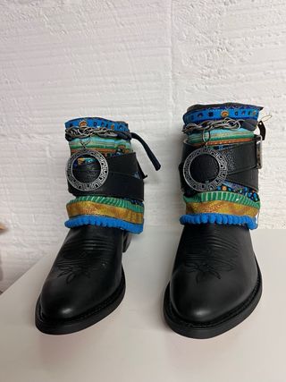 BOTIN CAMPERO BOHO PIEL NUEVO